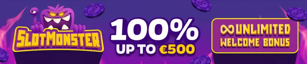 Welkomstbanner van het online casino – openingsbeeld